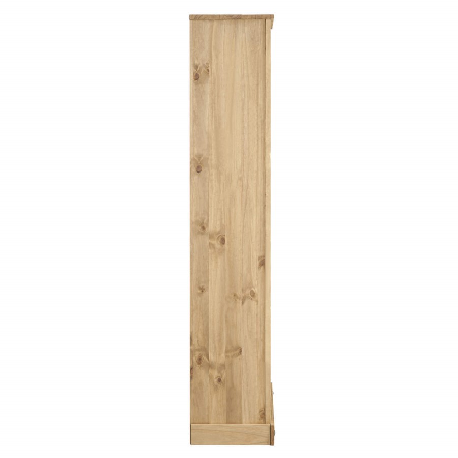 GRADE A1 - Corona Solid Pine Bookcase - 6ft Tall Bookshelf with 5 Shelves