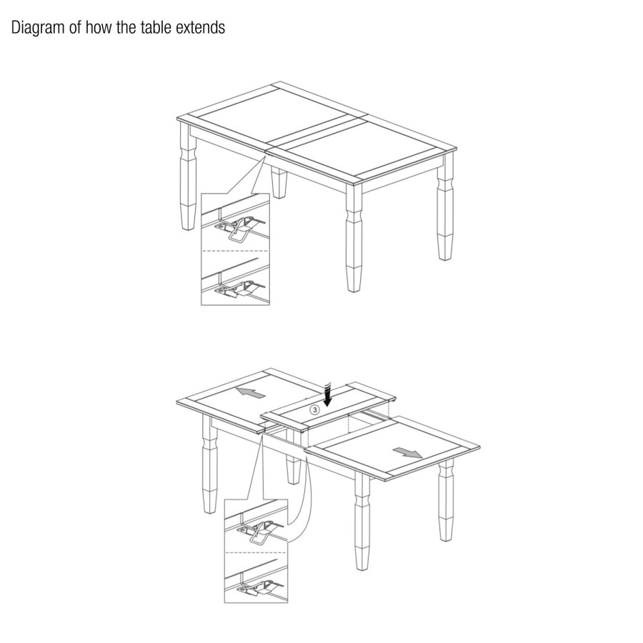 GRADE A1 - Corona Mexican Solid Pine Extendable 6-8 Seater Dining Table
