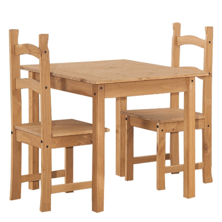 GRADE A1 - Corona Solid Pine Square Dining Table