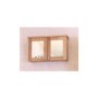 Baumhaus Mobel Wall Mounted Bathroom Cabinet Large in brown