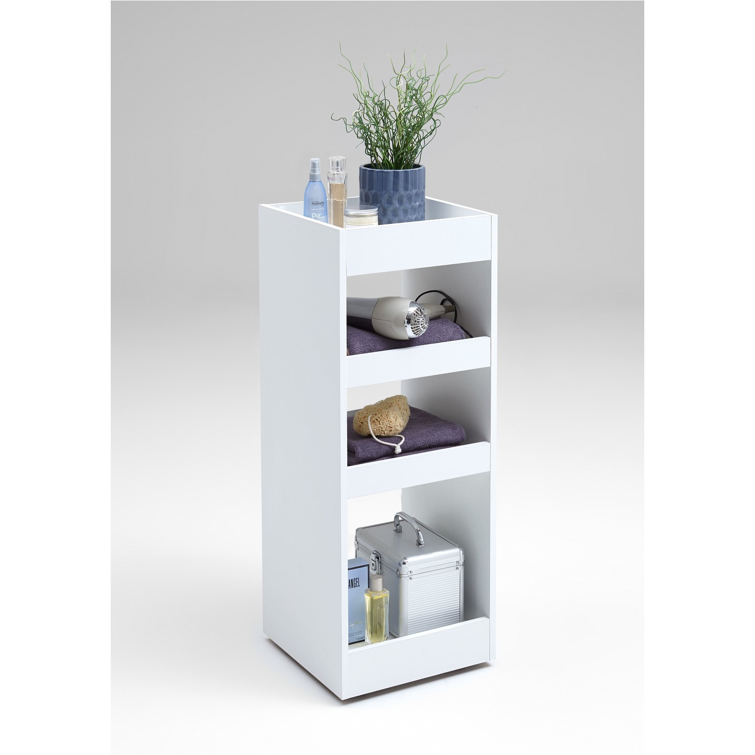 Codoba White Bathroom Storage Unit Furniture123