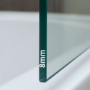 700mm Nickel Shower Screen for Wet Room & Walk In Shower - Corvus