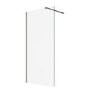 900mm Brushed Nickel Shower Screen for Wet Room & Walk In Shower – Corvus