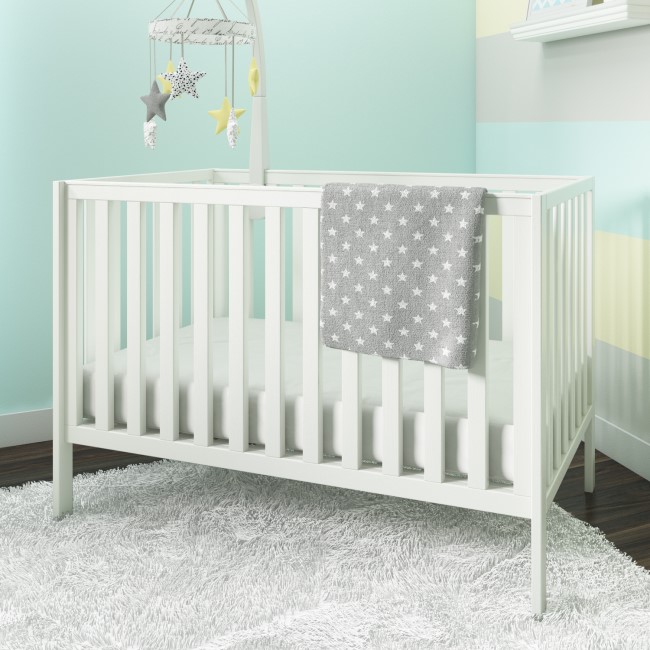 Orla & Isaac Cot in Stone White