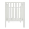 Orla &amp; Isaac Cot in Stone White