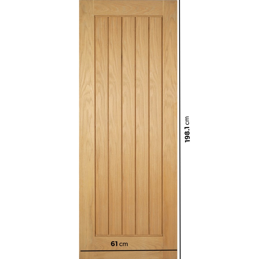 Oak Prefinished Cottage Internal Door 1981 x 610mm