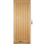 Internal Oak Cottage FD30 Fire Door - Pre-Finished - 1981 x 686 x 44mm - Mexicano - Dalby