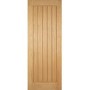 Internal Oak Cottage FD30 Fire Door - Pre-Finished - 1981 x 686 x 44mm - Mexicano - Dalby