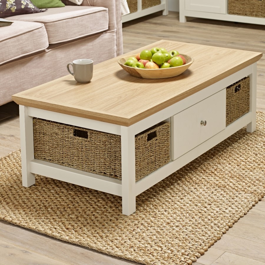 GRADE A1 - LPD Cotswold Coffee Table in Cream