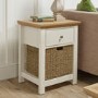 GRADE A1 - LPD Cotswold Lamp Table Cream