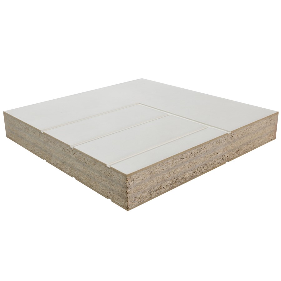 Internal White Primed Cottage FD30 Fire Door - 1981 x 762 x 44mm - Mexicano - Dalby