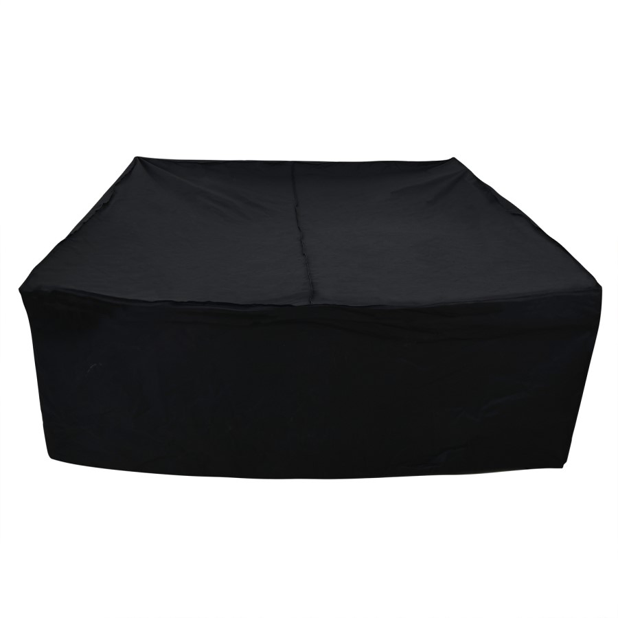 200 x 200 x 80cm Waterproof Black Garden Furniture Cover