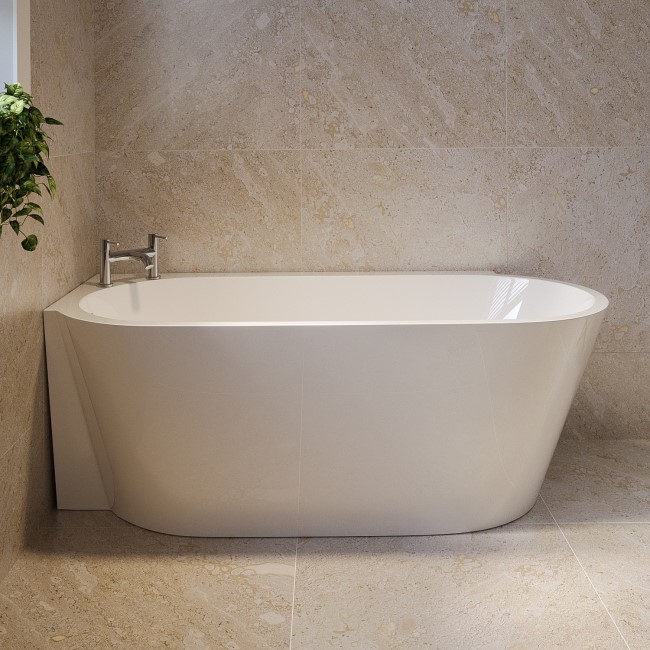 Freestanding Single Ended Left Hand Corner Bath 1600 x 780mm - Cove