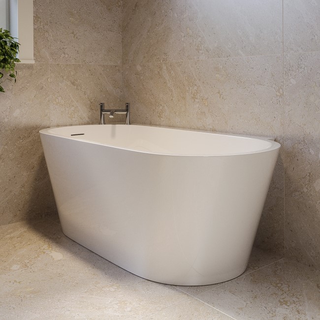 Freestanding Single Ended Left Hand Corner Bath 1600 x 780mm - Cove