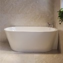 COVERH1600 Freestanding Single Ended Right Hand Corner Bath 1600 x 780mm - Cove