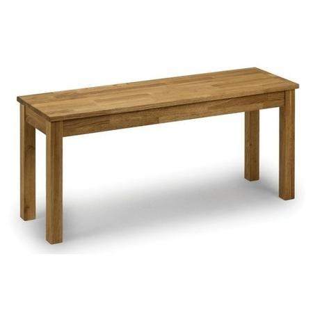 Julian Bowen Coxmoor Rectangular Dining Set with Bench and 2 Chairs