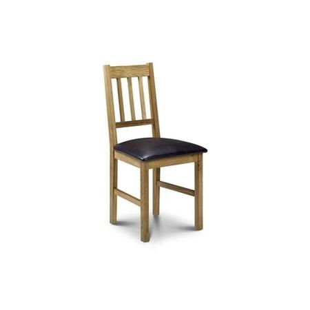Julian Bowen Coxmoor Rectangular Dining Set with Bench and 2 Chairs