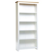 GRADE A3 - Buxton Tall Bookcase in White