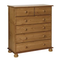 Copenhagen 2+4 Drawer Chest in Pine