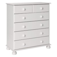 Furniture To Go Copenhagen 4+2 Drawer Chest In White
