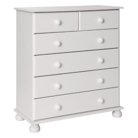 Furniture To Go Copenhagen 4+2 Drawer Chest In White
