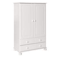 Furniture To Go Copenhagen 2 Door 2 Drawer Combi Wardrobe In White