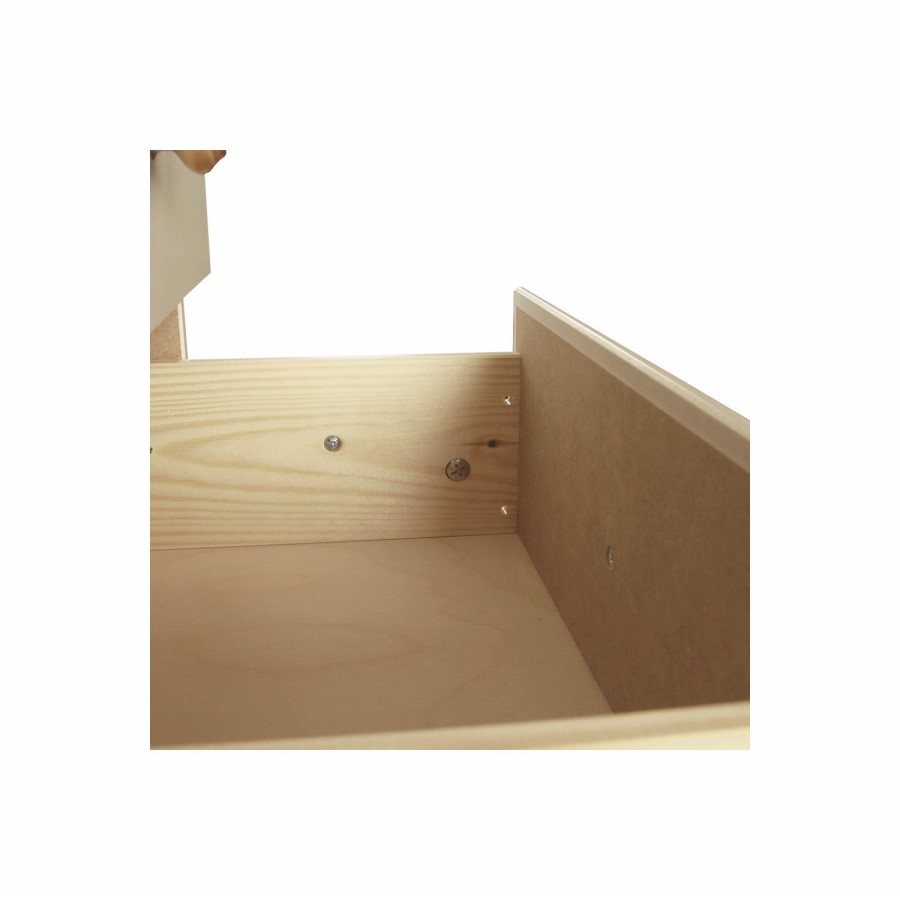 Copenhagen 2+3+4 Drawer Chest in Cream and Pine