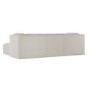 Cream Chenille 4 Seater Modular Chaise L-Shape Corner Sofa - Cameron