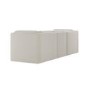 Cream Chenille 4 Seater Modular Sofa - Cameron