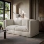 Cream Chenille 3 Seater Modular Sofa - Cameron