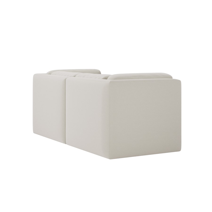 Cream Chenille 3 Seater Modular Sofa - Cameron