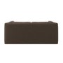 Brown Chenille 3 Seater Modular Sofa - Cameron