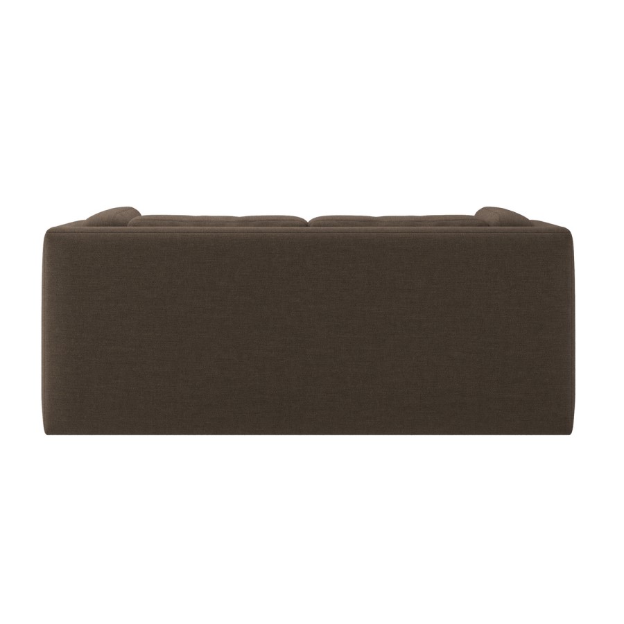 Brown Chenille 3 Seater Modular Sofa - Cameron