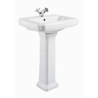 Taylor & Moore Pedestal Sink - 1 Tap Hole
