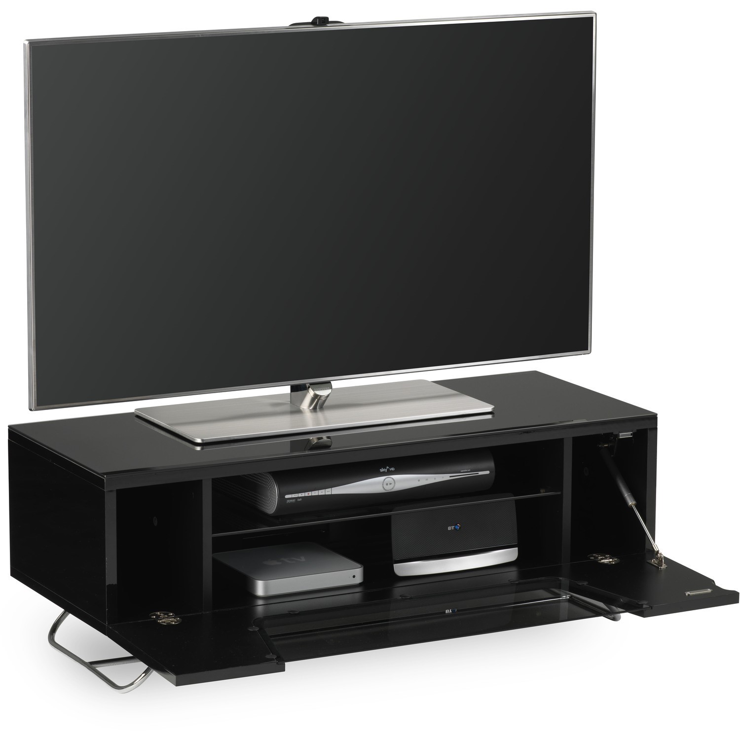 Alphason Chromium 2 TV Stand with Swivel