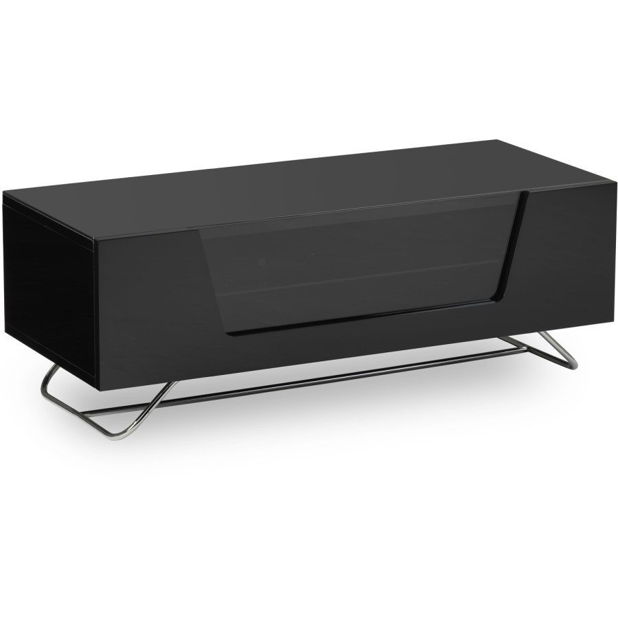 Alphason CRO2-1000CB-BLK Chromium TV Stand for up to 50" TVs - Black
