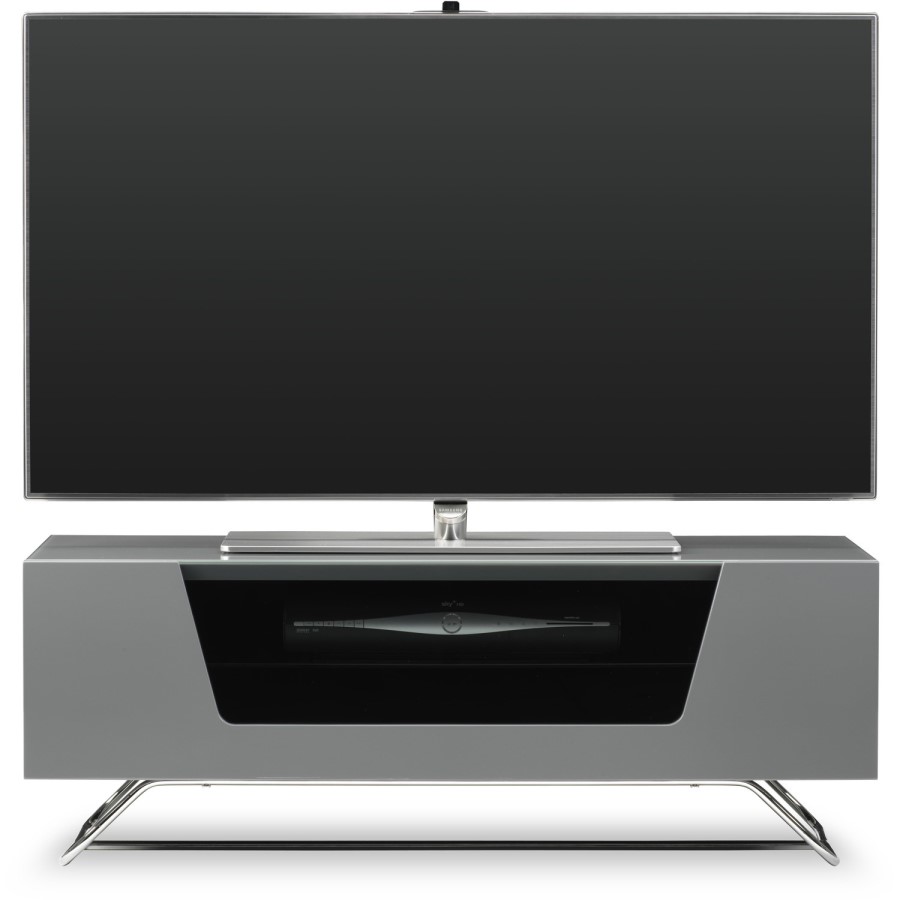 Alphason CRO2-1000CB-GR Chromium 2 TV Stand for up to 50" TVs - Grey