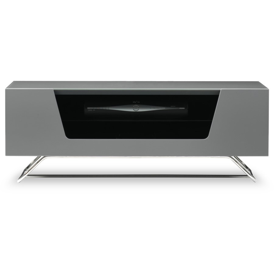 Alphason CRO2-1000CB-GR Chromium 2 Grey TV Stand for up to 50" TVs