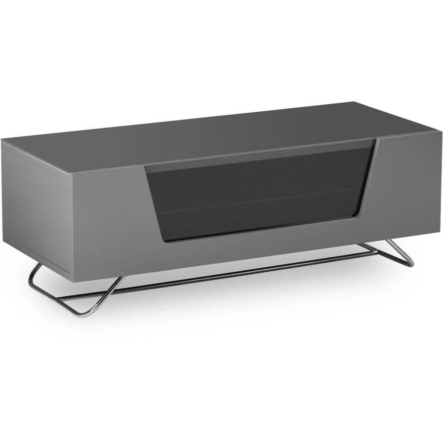 Alphason CRO2-1000CB-GR Chromium 2 Grey TV Stand for up to 50" TVs