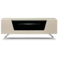 Alphason Chromium Ivory high gloss TV Cabinet 
