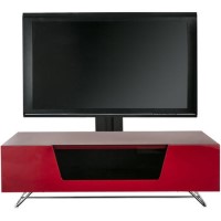 Alphason CRO2-1200BKT-RE Chromium 2 TV Cabinet with Bracket for up to 50" TVs - Red