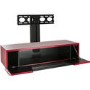 Alphason CRO2-1200BKT-RE Chromium 2 TV Cabinet with Bracket for up to 50" TVs - Red