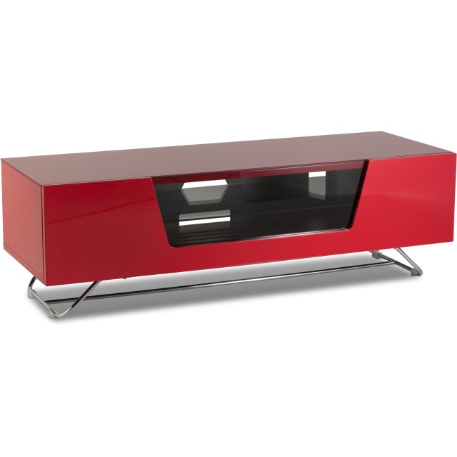 Alphason CRO2-1200CB-RED Chromium 2 TV Cabinet for up to 55" TVs - Red