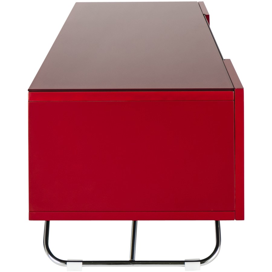 Alphason CRO2-1200CB-RED Chromium 2 TV Cabinet for up to 55" TVs - Red