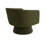 ONLY OPENED - Green Boucle Swivel Armchair - Cairo