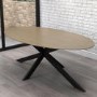 Carson Light Oak Oval Dining Table- Seats 6