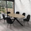 Carson Light Oak Oval Dining Table- Seats 6