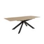 GRADE A2 - Large Light Oak Extendable Dining Table - Seats 6-8 - Carson