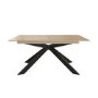 GRADE A2 - Large Light Oak Extendable Dining Table - Seats 6-8 - Carson