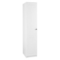 One Call Furniture Calando Single Wardrobe in Pearl White